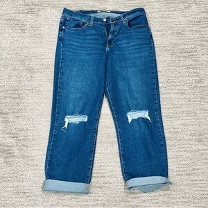 Levi's Dark Blue Boyfriend women’s Jeans